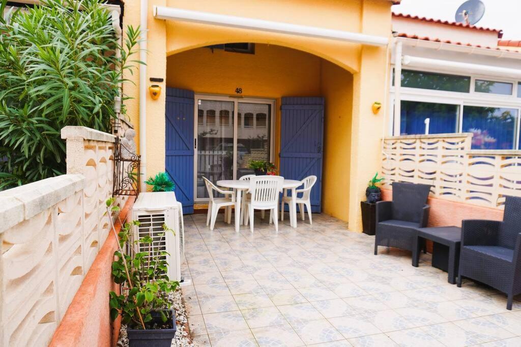 L'Azur 4 Pers Clim Parking Acces Plage Direct Ле Баркарес Экстерьер фото