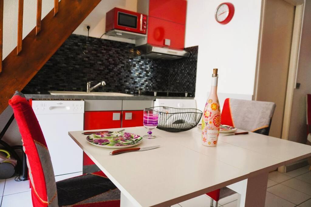 L'Azur 4 Pers Clim Parking Acces Plage Direct Ле Баркарес Экстерьер фото